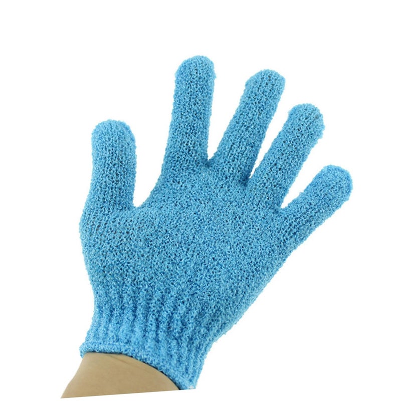 PACKOVE 1 Pair Five Fingers Exfoliating Bath Shower Glove Mitt for Men and Women - Image 1